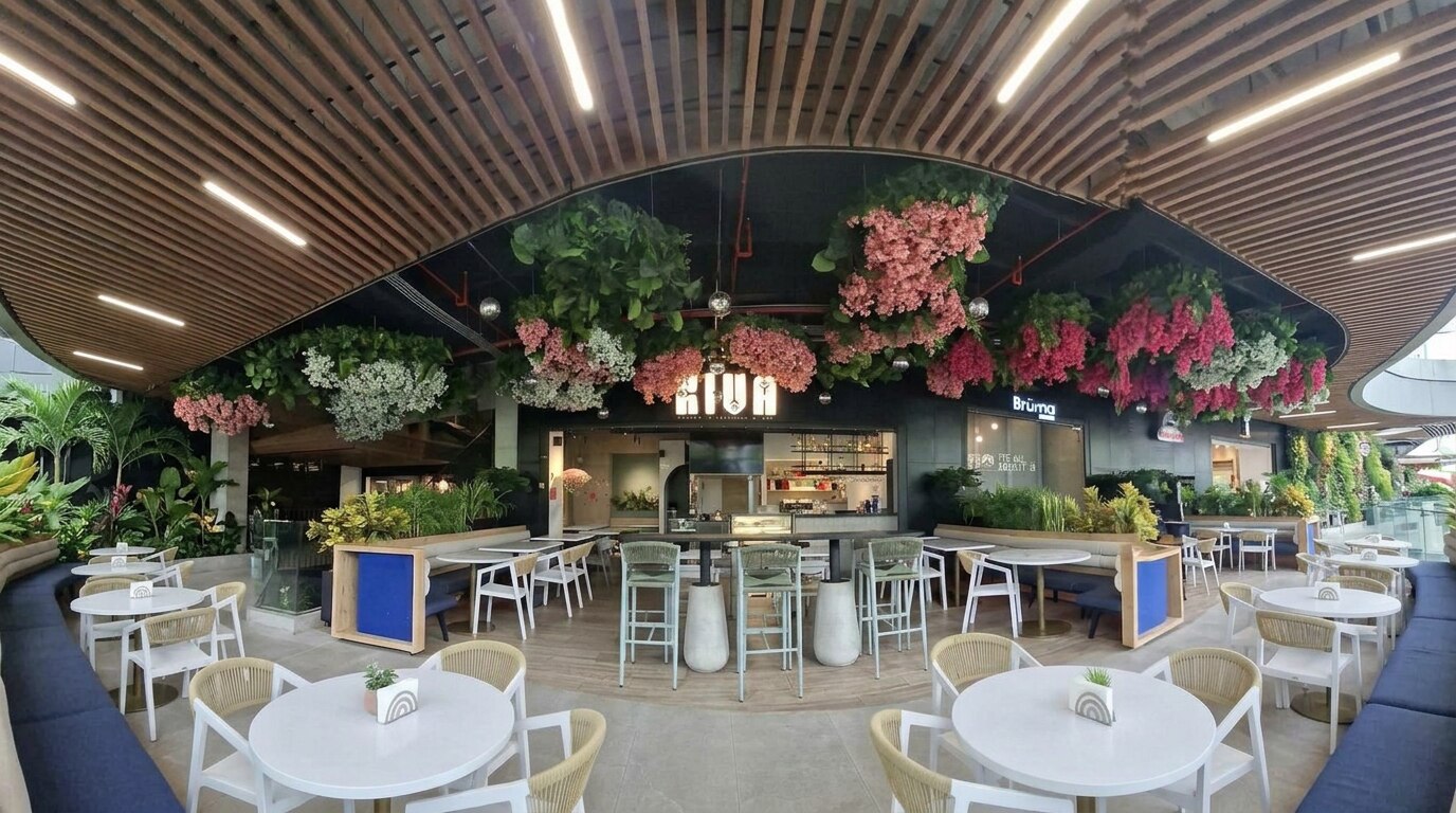 Terraza Kiva Coffee Brunch Bar en Primavera Life, Armenia